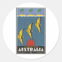 La Grande barrière de corail Australie Autocollants