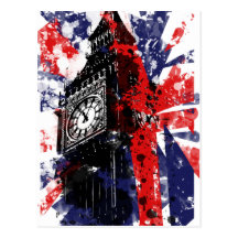 La Grande-Bretagne - Big Ben Westminster Carte Postale