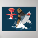 La grande évasion - cavalerie de requin d'ours affiche
