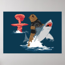 La grande évasion - cavalerie de requin d'ours affiche