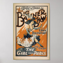 La grande exposition de bannière : La fille de Par Posters
