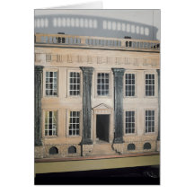 La grande maison de poupée anglaise de House Carte