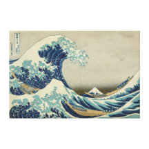 La grande toile de vague impressions sur toile
