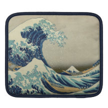 La grande vague outre de Kanagawa (神奈川沖浪裏) Poches Pour iPad