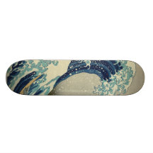 La grande vague plateau de planche à roulettes