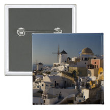 La Grèce et l'île grecque de la ville de Santorini Pin's