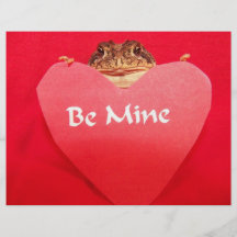 La grenouille soit la mienne derrière le coeur tract personnalisé