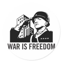 La guerre est autocollant de liberté autocollants