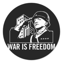 La guerre est autocollant de liberté autocollants