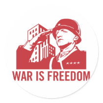 La guerre est autocollant de liberté autocollants