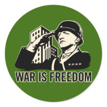 La guerre est liberté autocollants