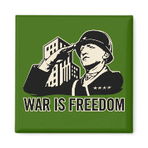 La guerre est liberté magnets