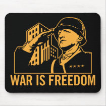 La guerre est liberté Mousepad tapis de souris