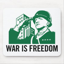 La guerre est liberté Mousepad tapis de souris