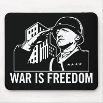 La guerre est liberté Mousepad tapis de souris