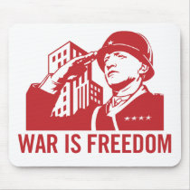 La guerre est liberté Mousepad tapis de souris