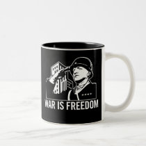 La guerre est tasse de liberté tasses