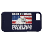 La guerre mondiale affligée par cru mâche le cas d coques iPhone 5 Case-Mate