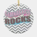 La gymnastique mignonne bascule des cadeaux décoration de noël
