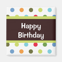 La hanche pointille l'aimant d'anniversaire