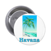 La Havane, Cuba Badges Avec Agrafe