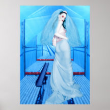 La jeune mariée de l'innocence - autoportrait posters