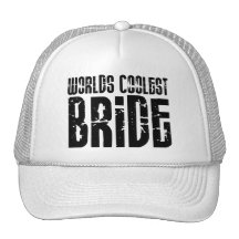 La jeune mariée la plus fraîche de mariages des mo casquettes de camionneur