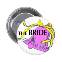 La jeune mariée (mariage Bell) badges publicitaires