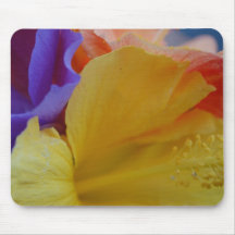 La ketmie fleurit Mousepad Tapis De Souris