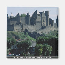 La La citent, le Languedoc-Roussillon, Carcassonne Aimant Pour Réfrigérateur
