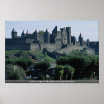 La La citent, le Languedoc-Roussillon, Carcassonne Poster
