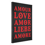 La langue de l'amour - tba impressions sur toile