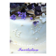 La lavande fleurit l'invitation