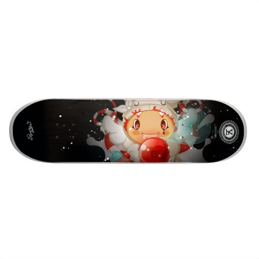 La Leche "Charoman " d'AMO de Yo Plateaux De Skateboards Customisés