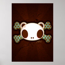 La Leche "crâne d'AMO de Yo de panda " Posters