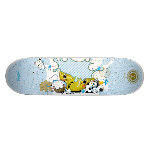 La Leche "Merendando " d'AMO de Yo Skateboards Cutomisables