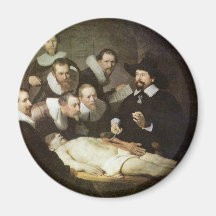 La leçon d'anatomie de Dr. Nicolaes Tulp. Aimants Pour Réfrigérateur