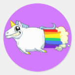 La licorne pète autocollant