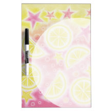 La limonade rose "bulle" sèchent le panneau w/pen 