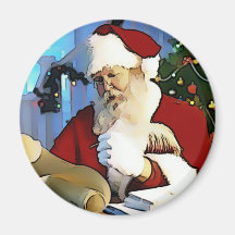La liste de Père Noël Aimant