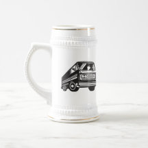 La livraison Van fermée rétro Mug
