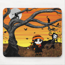 "La longue promenade" Mousepad Tapis De Souris