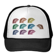 La loutre soit différente casquettes de camionneur