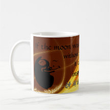 La lune aime le Sun - lumière et étincelle Backg Mugs À Café