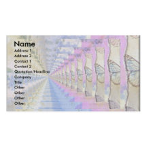 La magie s'envole la carte de profil modèle de carte de visite