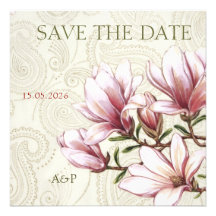 La magnolia et le mariage de Paisley font gagner l Faire-parts