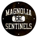 La magnolia veille sur l'athlétisme horloges