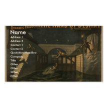 La main du destin, 'la serrure sur le Seine Carte De Visite