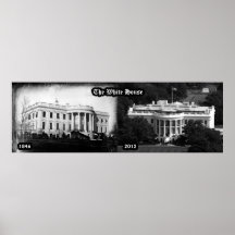 La Maison Blanche - 1846 et 2012 Poster
