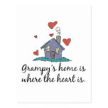 La maison de Grampy est où le coeur est Cartes Postales